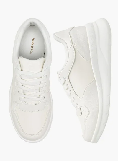 Flora Bella By Shoexpress Women's Panelled Lace-Up Sneakers