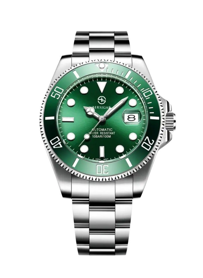 Bersigar BG-1639 Luxaura Design Stainless Steel Mechanical Water Resistant Watch - Image 1