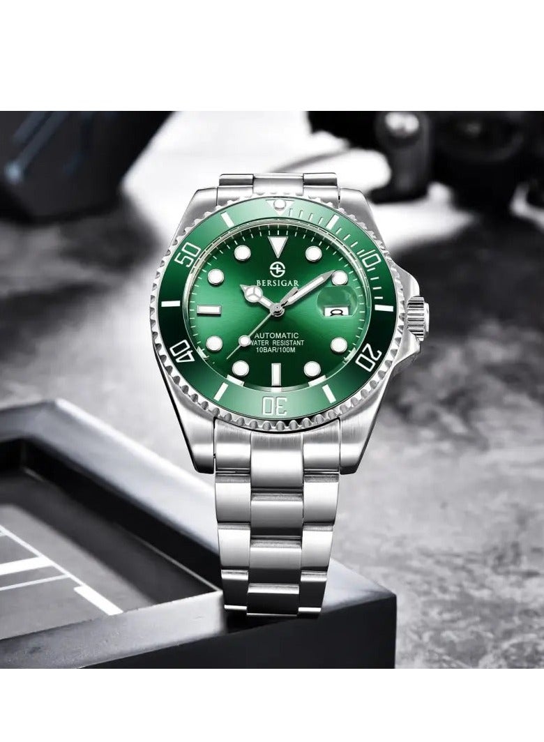 Bersigar BG-1639 Luxaura Design Stainless Steel Mechanical Water Resistant Watch - Image 3