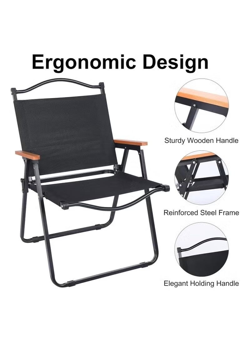 كادي ون مجموعة طاولة و4 كراسي، قابلة للطي للتخييم، ,والرحلات والنزهات والسفر والشاطيء والشواء - Image 3