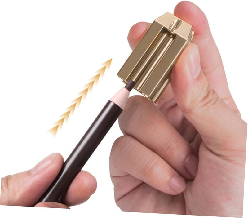 Professional Four-sided Eyebrow Pencil Sharpener Cosmetic Pencil Shaper Auxiliary Cutter Suitable for Flat and Sharp Tips Makeup Tools - Image 5