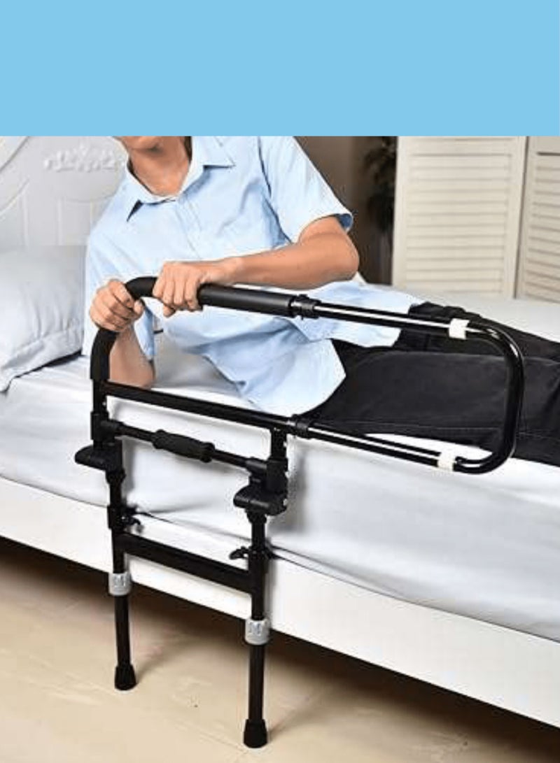 Generic Adjustable Assist Bed Rail Handle and Fall Prevention Safety Hand Guard Grab Bar for Elderly  - Image 1