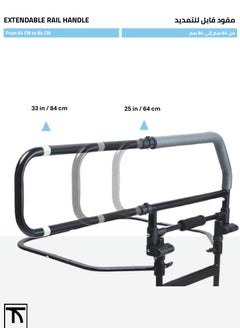 Generic Adjustable Assist Bed Rail Handle and Fall Prevention Safety Hand Guard Grab Bar for Elderly  - Image 4