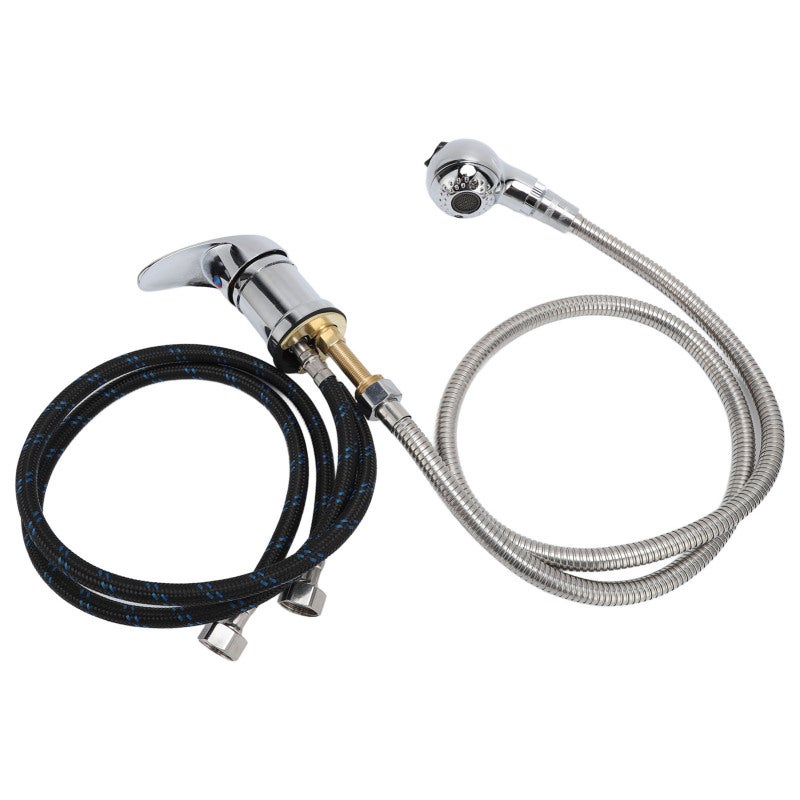 Shampoo Bowl Faucet: Zinc Alloy Body Ceramic Valve Core - Leak-Proof Gloss Electroplated Salon Shower Head for Professional Hair Salons & Home Bathroom Use - Image 3
