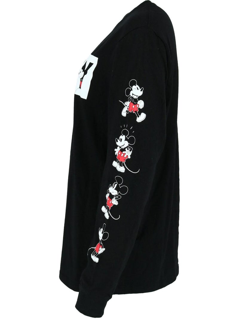Jerry Leigh Disney Adult Many Mickey Long Sleeve Top, Large, Black - Image 4