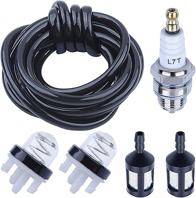 Adefol Adefol Fuel Hose Filter Line, Primer Bulb, Spark Plug Kit for Stihl TS410 TS420 Chainsaw Replacement Parts for 4238 350  - Image 1