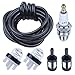 Adefol Adefol Fuel Hose Filter Line, Primer Bulb, Spark Plug Kit for Stihl TS410 TS420 Chainsaw Replacement Parts for 4238 350  - Image 2