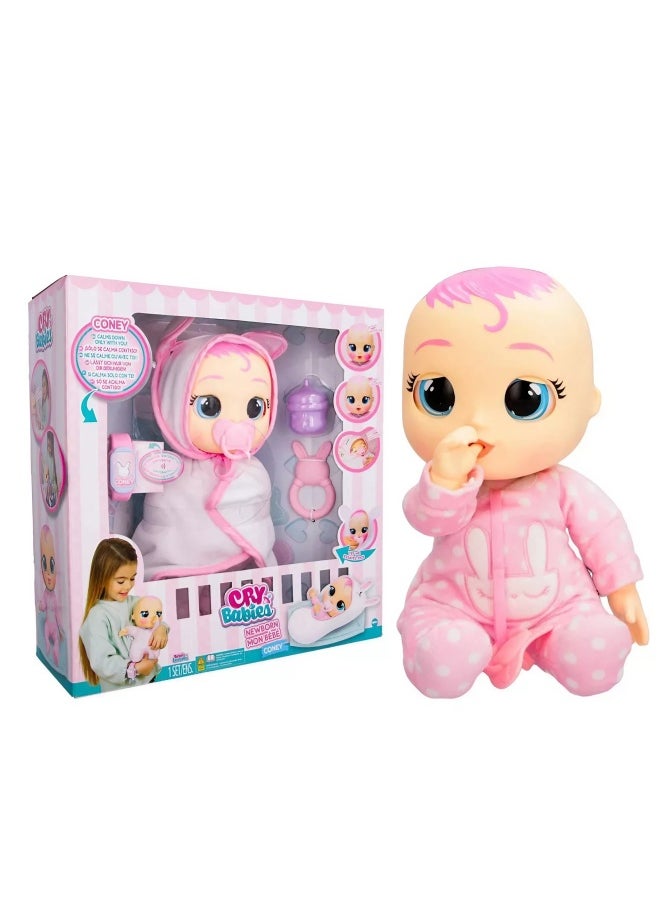 CRY BABIES Cry Babies Newborn Coney Interactive Baby Doll (30 cm)  - Image 1