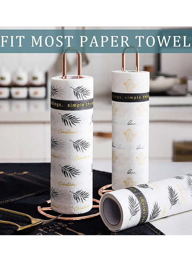 NIBEMINENT 2-Piece Kitchen Roll Holder And Paper Towel Multicolour 32x13x3.6cm - Image 3