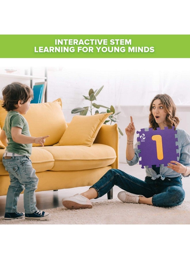 pete's choice Safe Non Toxic Numbers Mat Thick & Soft 0 To 9 Flooring Mat, 10 Tiles | Early Math Learning | Kids Learn & Play With Interlocking Puzzle Pieces - Image 3