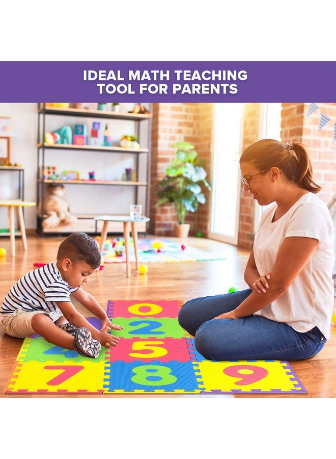 pete's choice Safe Non Toxic Numbers Mat Thick & Soft 0 To 9 Flooring Mat, 10 Tiles | Early Math Learning | Kids Learn & Play With Interlocking Puzzle Pieces - Image 5