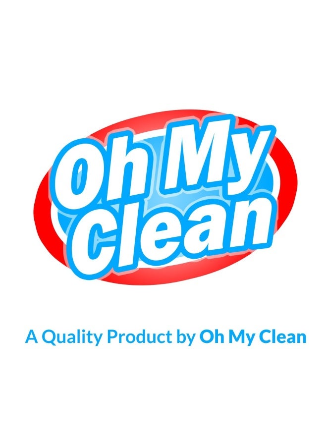Oh My Clean 25 Pack Extra Durable Eraser Sponge - Extra Thick Long Lasting Premium Melamine Sponges in Bulk - Multi-Purpose Power Scrubber - Bathroom Kitchen Floor Bathtub Toilet Baseboard Wall Cleaner - Image 4
