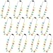 Traplace 12 PCS Christmas Light Up Necklace 3 Modes LED Light Up Xmas Necklace with 12 Glow Bulbs Colorful Christmas Bulb Necklaces Xmas Light Up Decor for Ugly Sweater Contest New Year Holiday Parties - Image 2