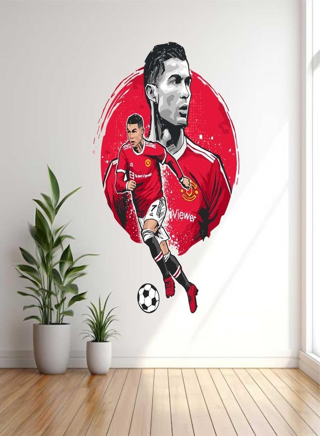 Wall Attraction™ Cristiano Ronaldo CR7 Wall Stickers & Murals Size - 40x58cm MD12_S - Image 2