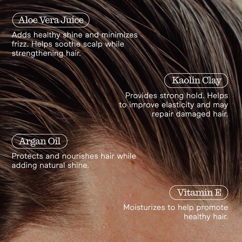 Firsthand Supply Clay Pomade - Clean & Non-toxic Hair Care Ingredients - Long Lasting & Easy to Restyle - 3oz (88ml) - Image 4