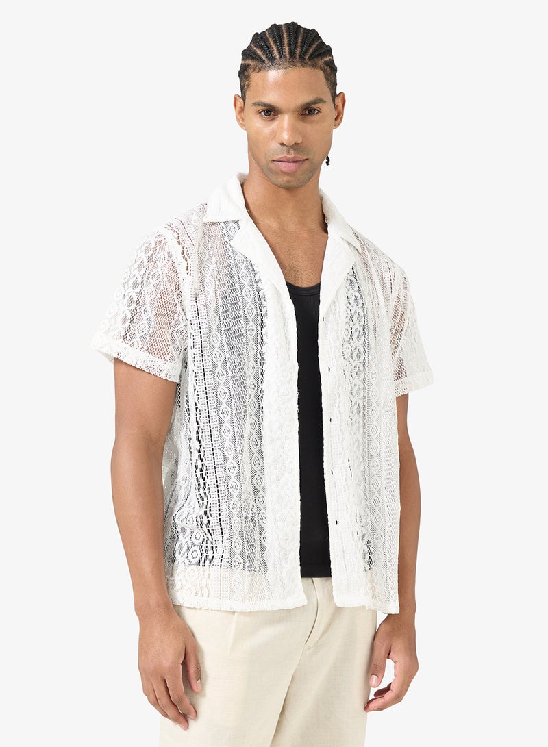 سفنتي فايف قميص كلاسيكي بقصة عادية - Image 1