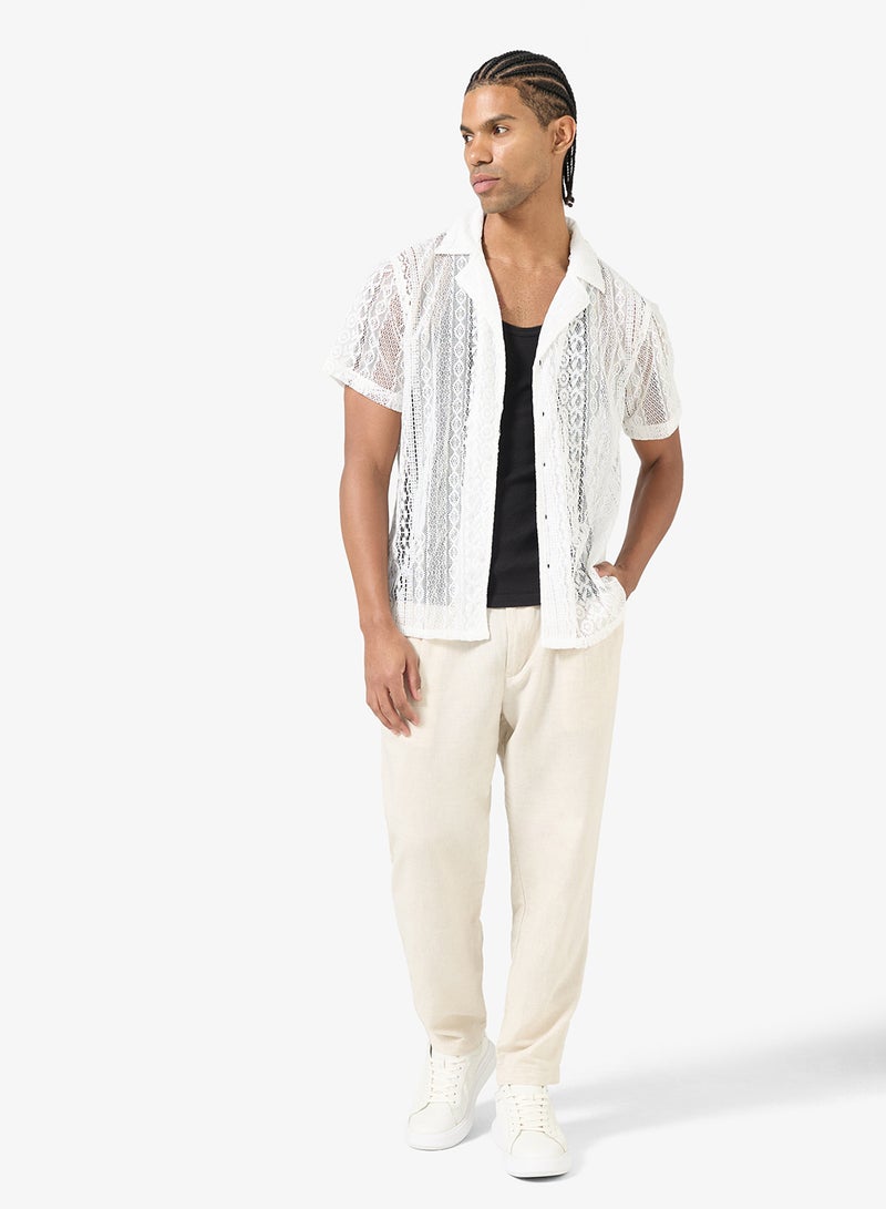 سفنتي فايف قميص كلاسيكي بقصة عادية - Image 4