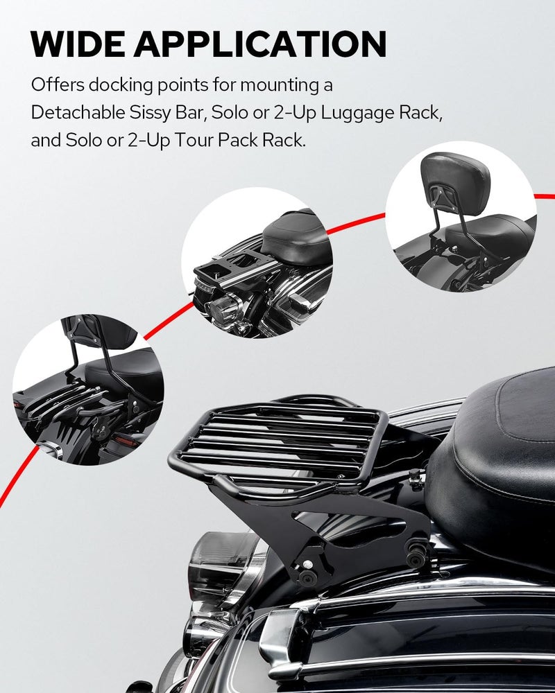 Benlari 4 Point Docking Hardware Kit for Harley Motorcycles - Image 4