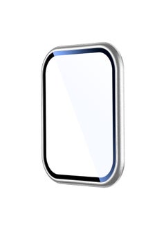 Applicable For Apple Watch 10/9 Frame Tempered Glass Film Apple Watch Protective Film IWatch Curved Mask-Color:4#Silver Curved Surface Film + Packaging Film Artifact-Dimensions:41mm
