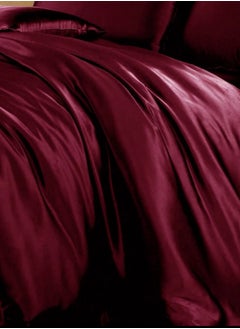 6 Piece Silk Satin King Size Bedding Set Red - pzsku/ZA3A3759432B476753FD8Z/45/_/1731071795/fecd5d06-5136-47c0-af0e-67aabd833dba