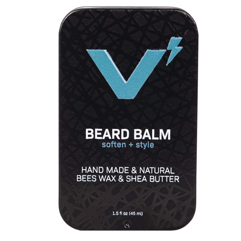 VOLT Beard Balm for Men - Organic Argan & Jojoba Oils, Mango & Shea Butter, Softens & Styles, Fragrance Free, 1.5 Oz (45ml) - Image 1