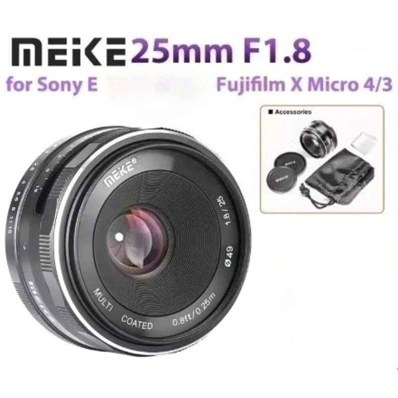 Meke Meike Meke 25mm F1.8 Wide-Angle Large Aperture Manual Focus Lens for Micro 4/3 Cameras - Image 2