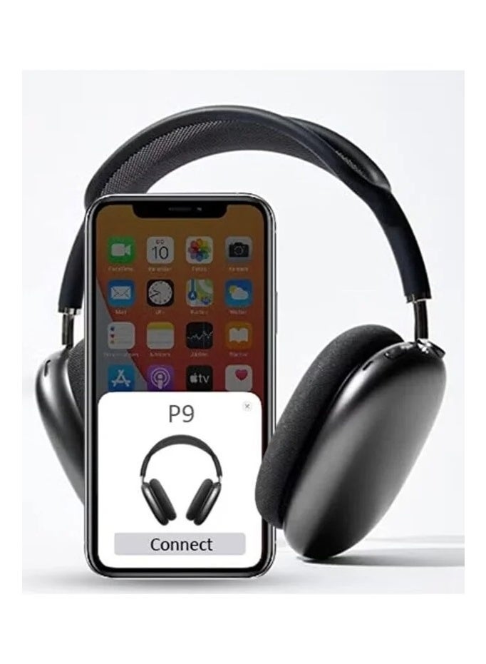 P9 Black P9 Bluetooth Headset - Image 2