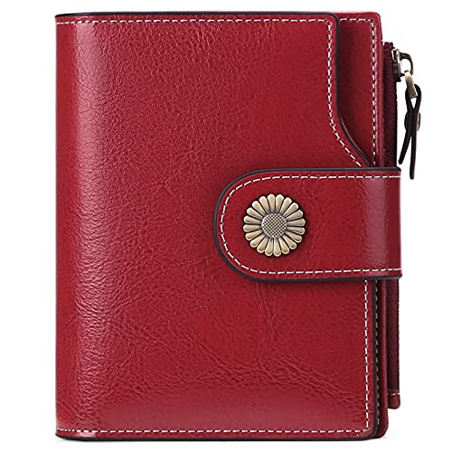 FALAN MULE Small Wallet for Women Leather Bifold Compact Small Womens Wallet with RFID Blocking - Image 1