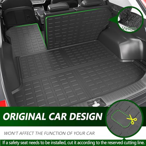 xipoqix حصيرة شحن xipoqix متوافقة مع كيا سبورتاج 2023-2025 (ليس PHEV) حصيرة صندوق السيارة وحصيرة مسند الظهر بديل حصيرة صندوق TPE لملحقات كيا سبورتاج 2023-2025 - Image 2
