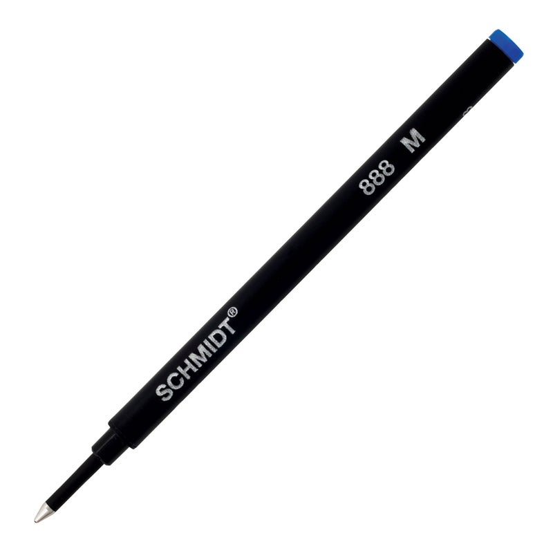 Schmidt 888 Ceramic Rollerball Plastic Tube Refill Medium Point 0.7mm, Blue, 2 Pack Blister (SC58112) - Image 3