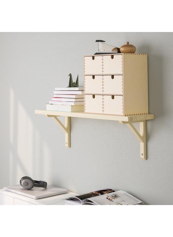 erorex Wall shelf, aspen, 80x20 cm  - Image 2