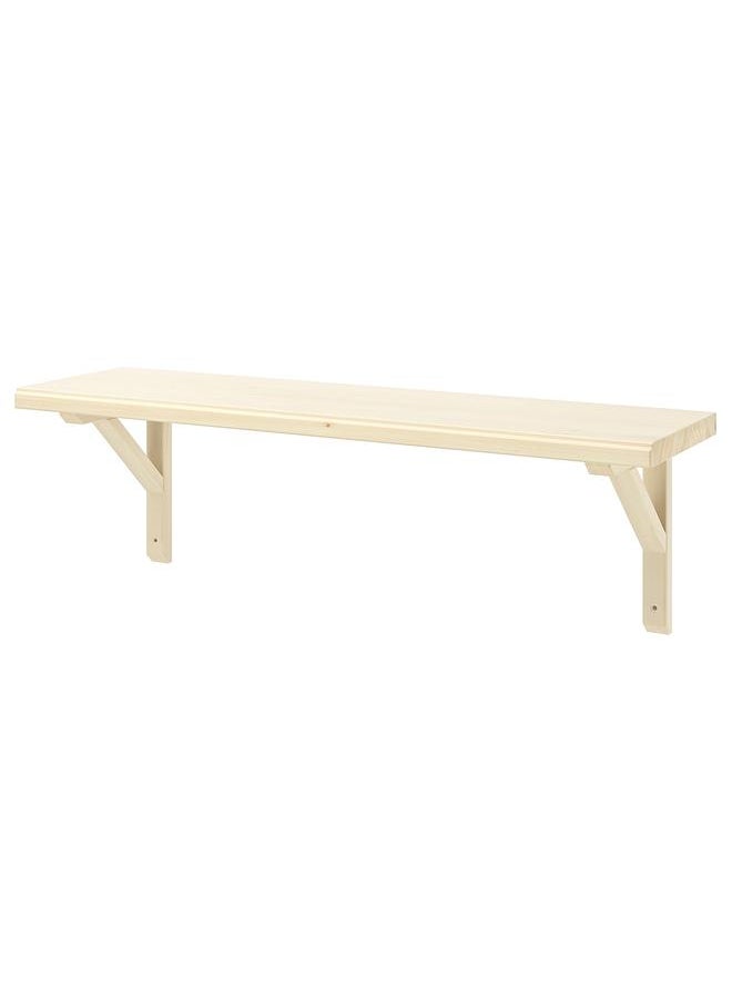 erorex Wall shelf, aspen, 80x20 cm  - Image 1
