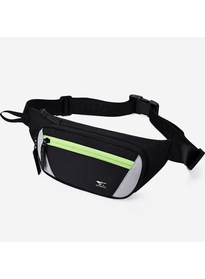 Septwolves Men's Waist Bag Chest Bag Shoulder Bag Small Backpack Crossbody Bag Trendy Style Phone Bag Running Bag
