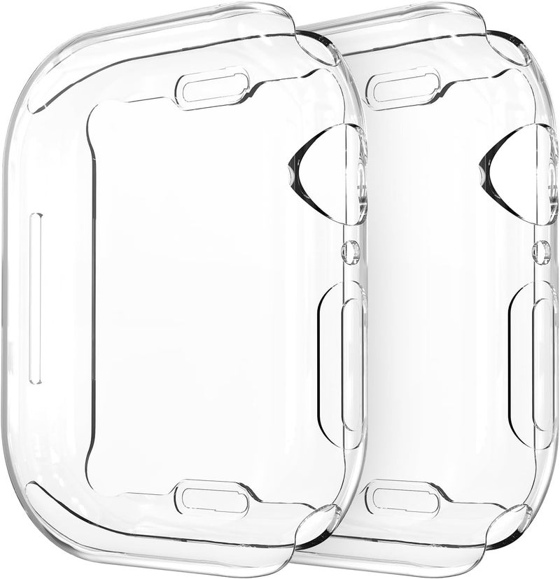 Simpeak 2PACK Soft Screen Protector Case Compatible with Apple Watch Series 10 9 Ultra 8 7 6 5 4 3 2 138mm 42mm 40mm 44mm 41mm 45mm 42mmSeries 10 46mm 49mm Clear - Image 1