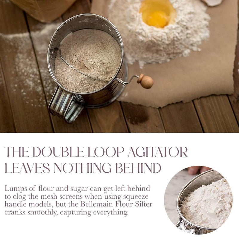 Bellemain Flour Sifter (5 Cup) - Image 4