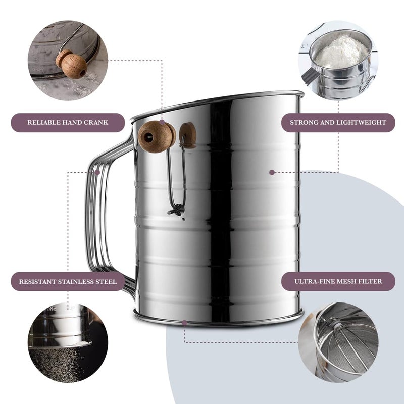 Bellemain Flour Sifter (5 Cup) - Image 2