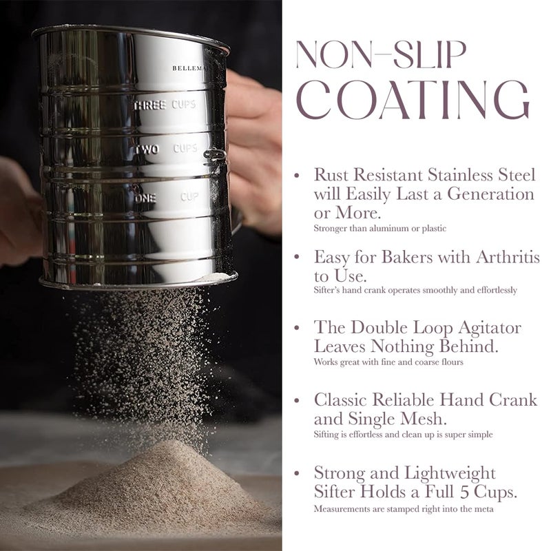 Bellemain Flour Sifter (5 Cup) - Image 5