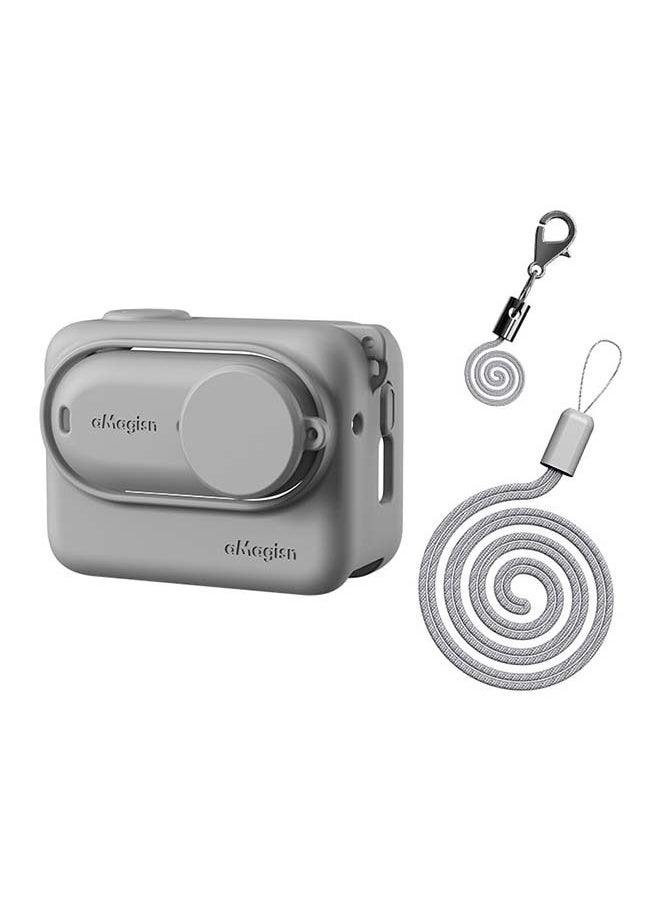 aMagisn aMagisn Premium Silicone Protective Case for Insta360 GO3S and GO3 - Essential Protection Accessory for Insta360 Action Cameras.  - Image 1