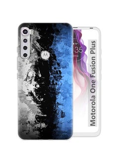 back cover for Motorola One Fusion Plus (Silicone_Multi-Coloured)