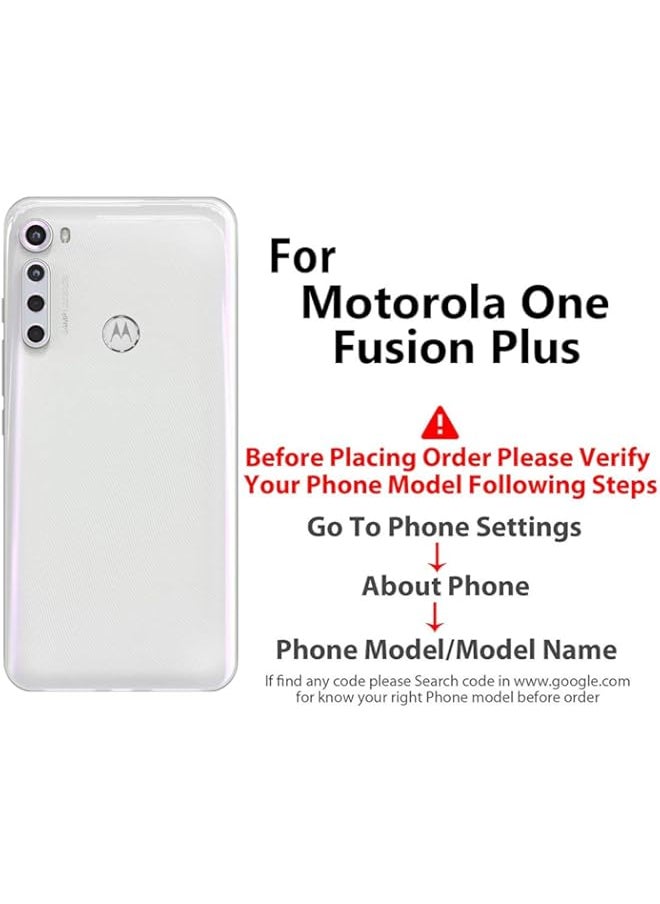 Generic - back cover for Motorola One Fusion Plus (Silicone_Multi-Coloured) - Image 1