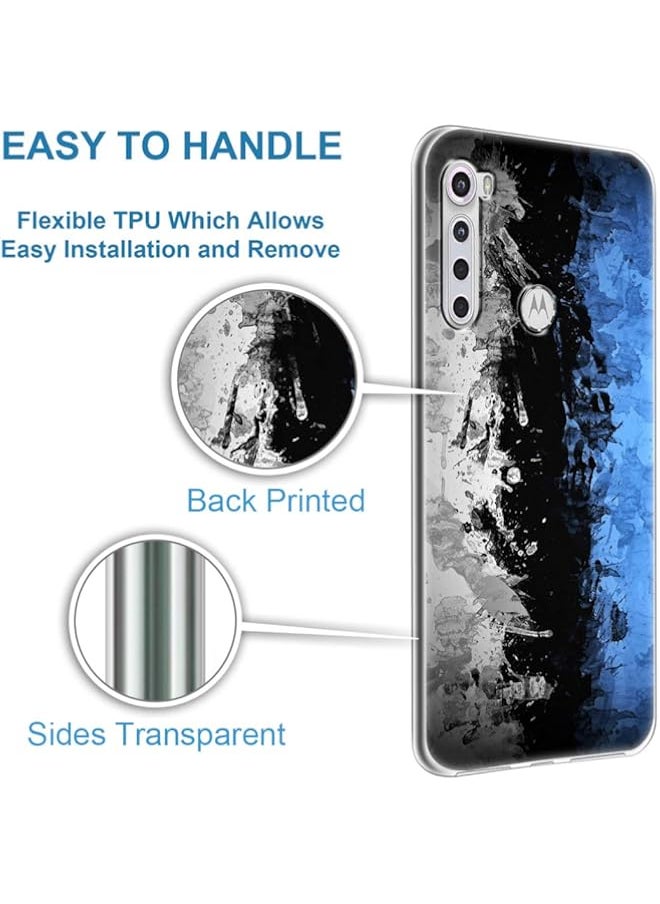 Generic - back cover for Motorola One Fusion Plus (Silicone_Multi-Coloured) - Image 1