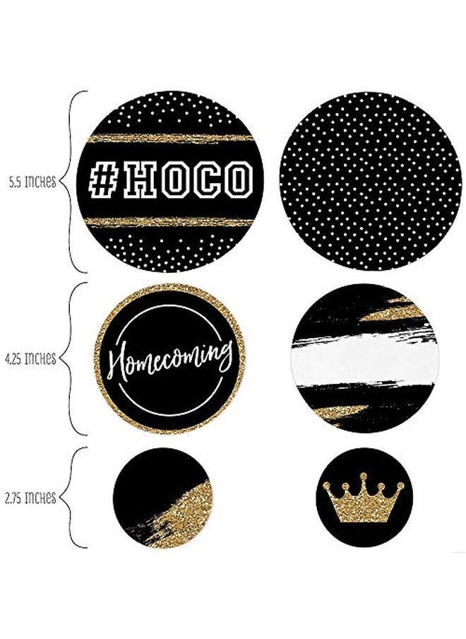 Big Dot of Happiness Hoco Dance Homecoming Giant Circle Confetti Party Decorations Large Confetti 27 Count  - Image 2