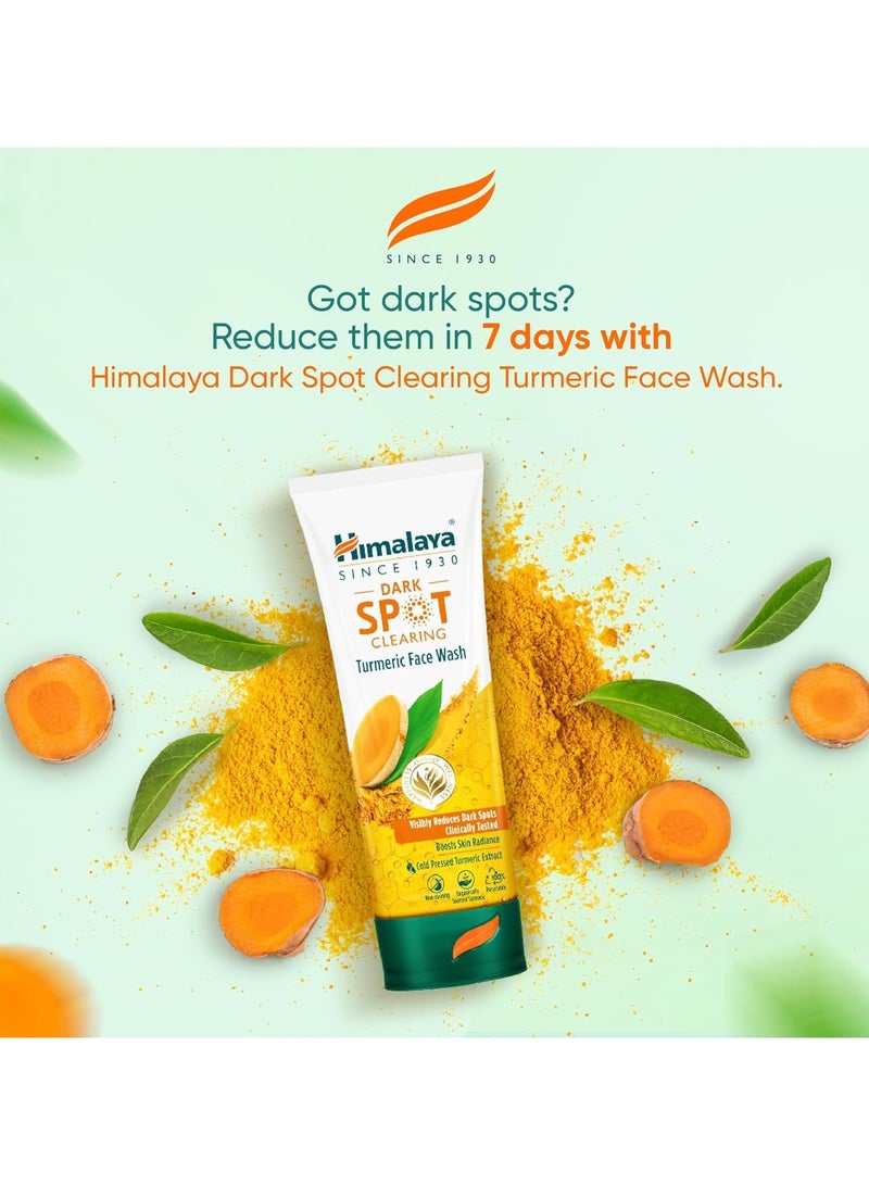 Himalayan Himalaya Dark Spot Clearing Turmeric Face Wash Reduce dark spots in 7 days Organically sourced and Cold-pressed turmeric 100ml - Image 3