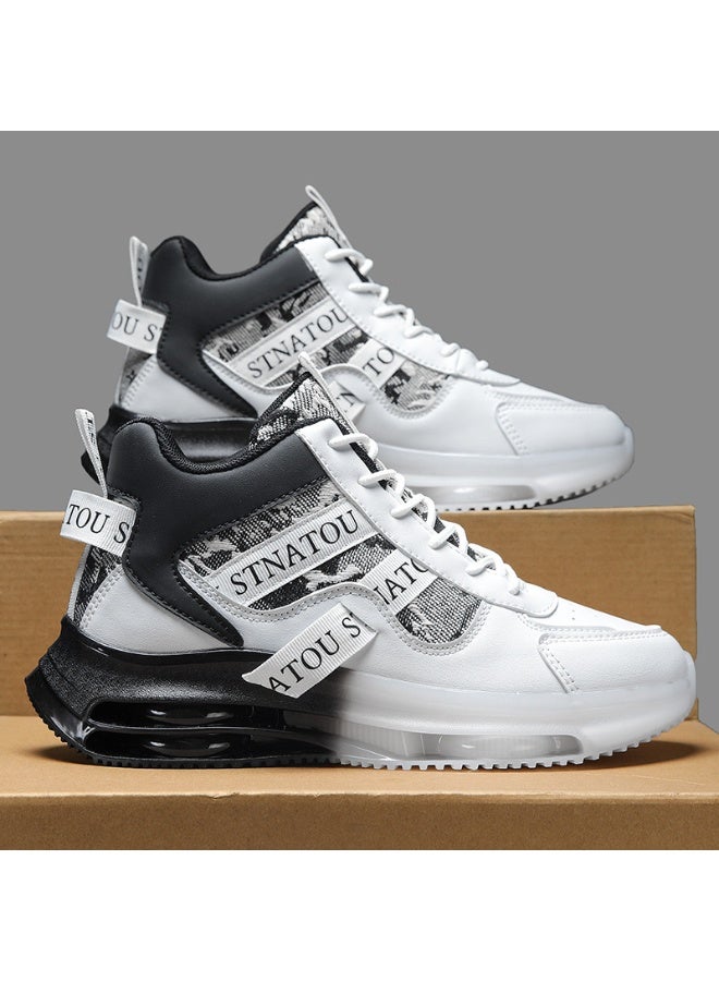 NIBEMINENT Popular Lightweight And Non-slip Men's Shoes  High-top Fashion Casual Sports Trend Outdoor Shoes - Image 1