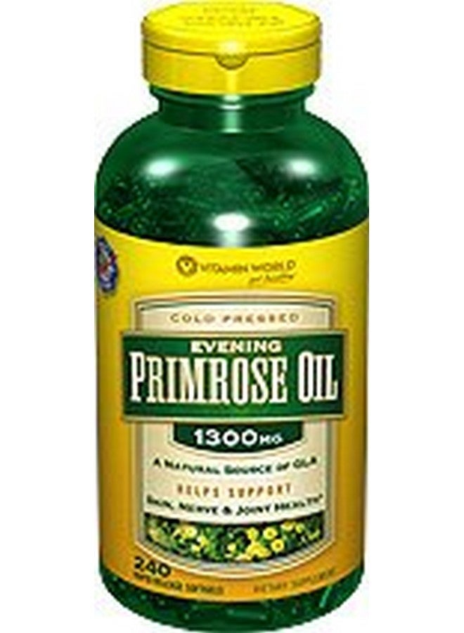 Vitamin World Evening Primrose Oil 1300 mg, 240 Rapid Release Softgels