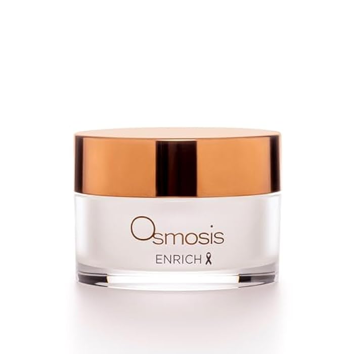 OSMOSIS ENRICH Smoothing Face & Neck Intensive Night Repair Cream Moisturizer with Chirata and Fruit Oils, 1 Oz - Image 1