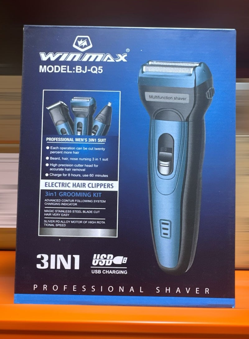 Winmax Professional Electric Hair Clipper with Blade Men's Hair Trimmer BJ-Q5 gold - Image 3