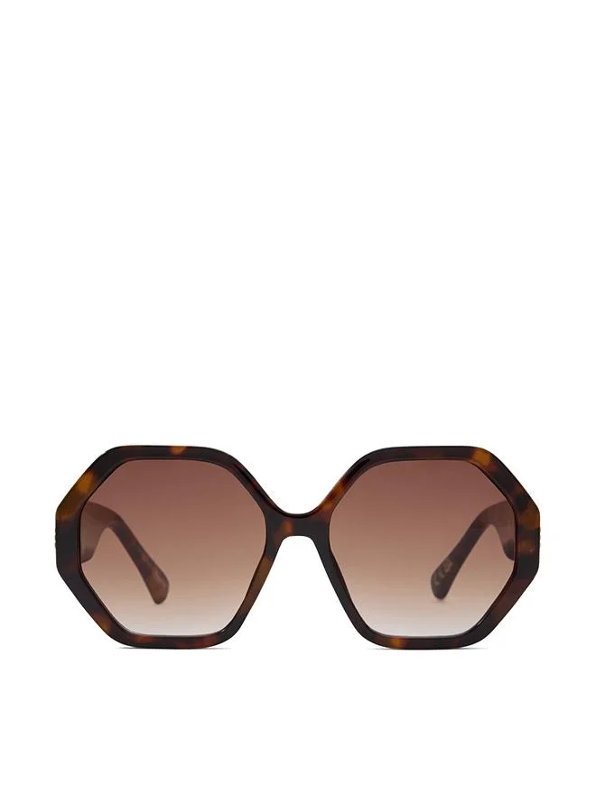 Veronnika Ladies Brown Sunglasses