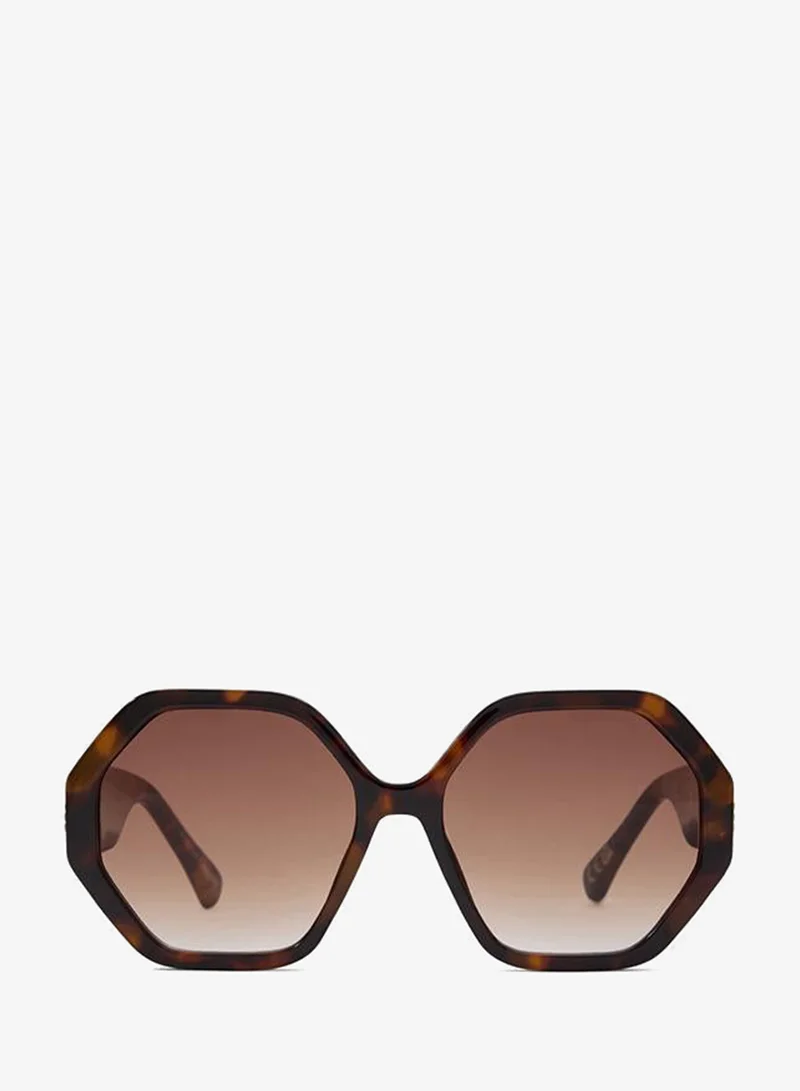 Veronnika Ladies Brown Sunglasses