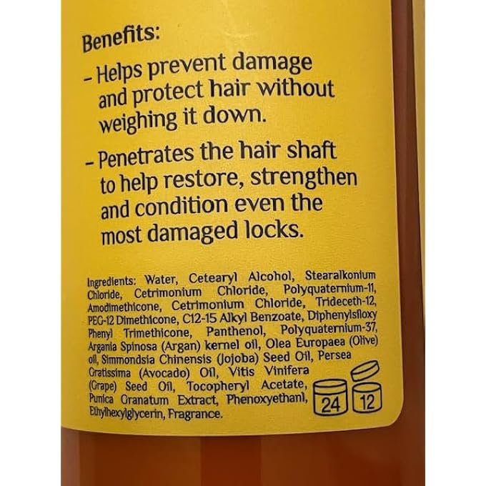 OMM Collection NATURAL LIGHTWEIGHT LEAVE IN CONDITIONER-MOISTURIZING DETANGLER SPRAY FOR FRIZZY & CURLY HAIR - PREVENTS BREAKAGE - COLOR SAFE CREAM CONDITIONER, FOR DRY DAMAGED & OVER PROCESSED HAIR - Image 3
